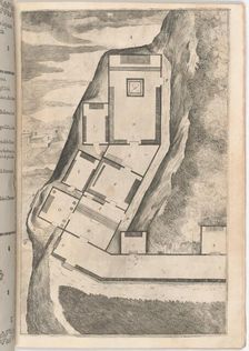Plan of the Rooms and Church of the Sacred Monastery (Pianta di parte della loggia..., 1612. Creator: Jacopo Ligozzi