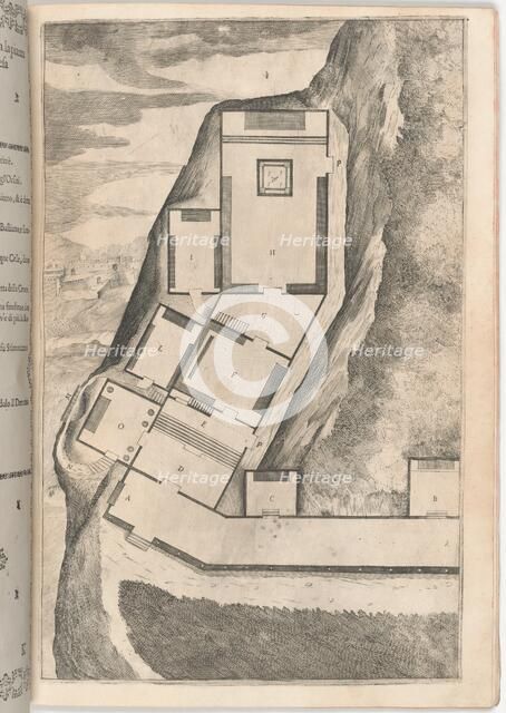 Plan of the Rooms and Church of the Sacred Monastery (Pianta di parte della loggia..., 1612. Creator: Jacopo Ligozzi.