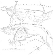 Plan of the Wash, between the Coasts of Norfolk and Lincolnshire, 1850. Creator: Unknown