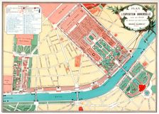 Plan of the Universal Exposition, Paris, 1889