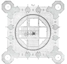 Plan of the Victoria Tower, 1850. Creator: Unknown
