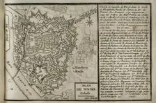 Plan of Wesel and its citadel, North Rhine-Westphalia, Germany, 1763 (1765). Creator: Jean de Beaurain