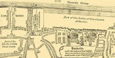 Plan of Bankside, Early in the Seventeenth Century (c1878). Creator: Unknown