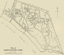 Plan of Barrackpore Park 1925. Creator: Unknown