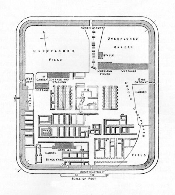 'Plan of Bremenium', 1902. Artist: Unknown.