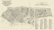 Plan of Calcutta 1925. Creator: Unknown