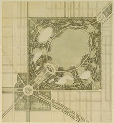 Plan of Chicago, Plate 62, Plan of a Proposed Park, 1909. Creator: Daniel Burnham