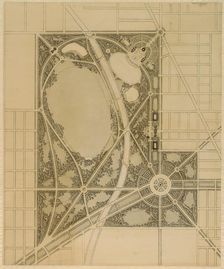 Plan of Chicago, Plate 63, Plan of a Proposed Park, 1909. Creator: Daniel Burnham