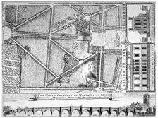 Plan of Greenwich Park, Greenwich, London, 1749. Artist: Anon