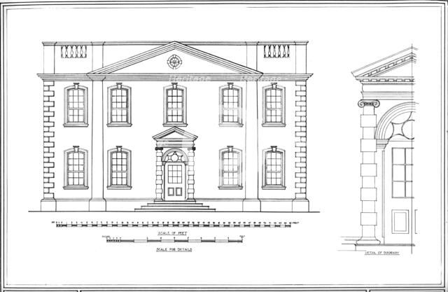 Plan of Harrington House, Bourton-on-the-Water, Gloucestershire, 1926 Artist: Unknown.