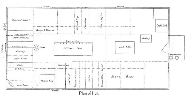 'Plan of Hut', c1910–1913, (1913). Artist: Unknown.