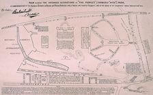 Plan of Hyde Park, 1867. Artist: Anon