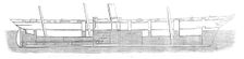 Plan of Lungley's Unsinkable Ship, 1861. Creator: Unknown
