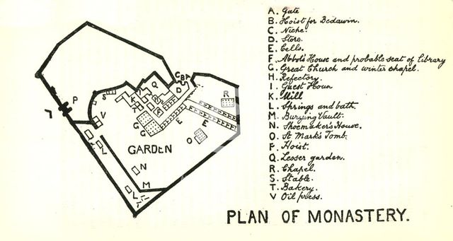 'Plan of Monastery of St. Anthony', c1915. Creator: Mark Sykes.