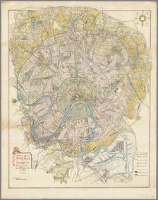 Plan of New Moscow, 1923. Creator: Shchusev, Alexey Viktorovich (1894-1949)