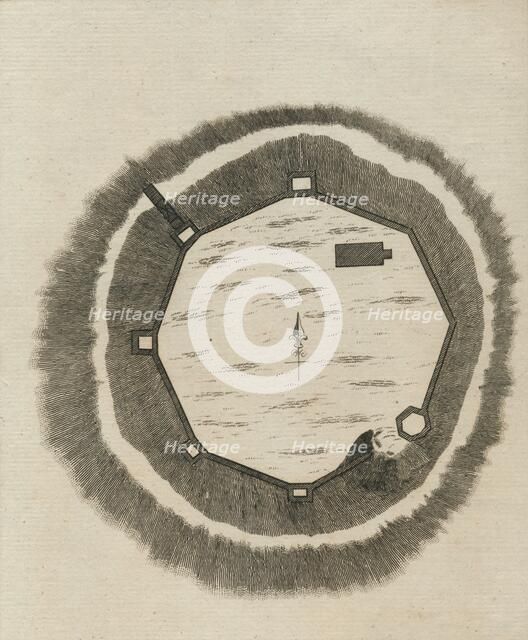 'Plan of Oxford Castle', 1786. Artist: Thornton.