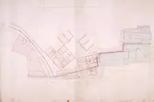 Plan of part of Christ's Hospital, Newgate Street and St Bartolomew's Hospital, London, 1818. Artist: John Shaw the Elder