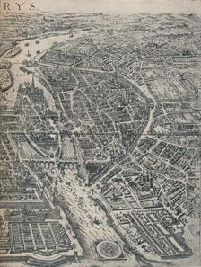Plan of Paris, c1630 (1915)