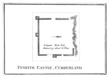 Plan of Penrith Castle, Cumberland, late 18th century