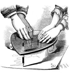 Planchette or ouija board, 1885. Creator: Unknown