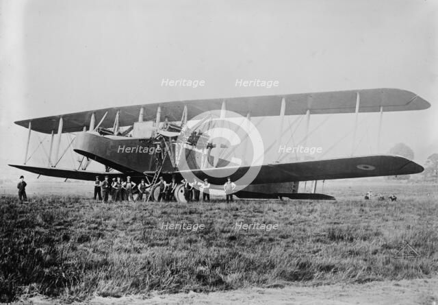 Plane British Handley Page, between c1915 and c1920. Creator: Bain News Service.
