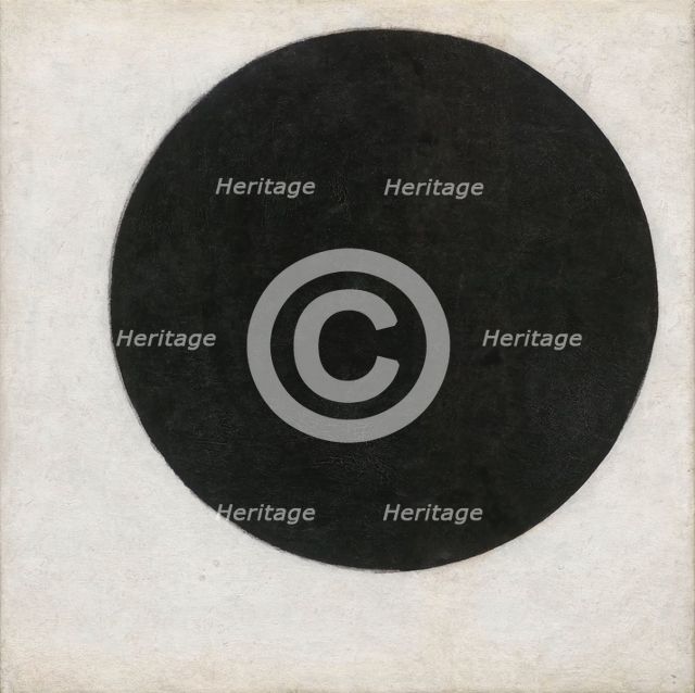 Plane in Rotation, called Black Circle, 1915.