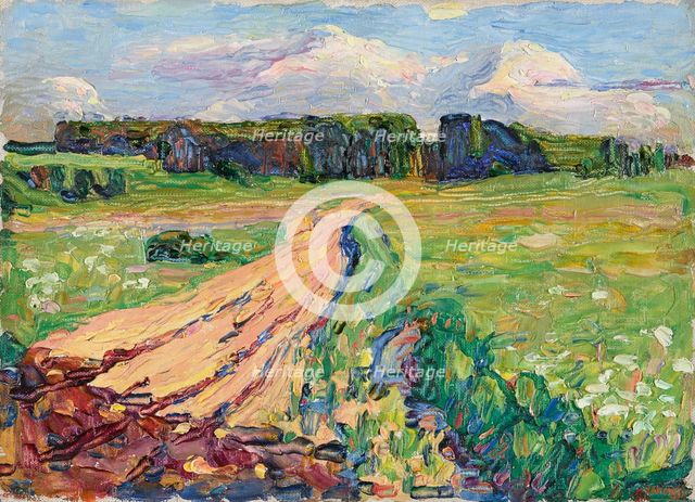 Planegg I. Landscape near Munich, ca 1901.