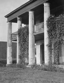 Plantation house, possibly the Belles Demoiselles, New Orleans, between 1920 and 1926. Creator: Arnold Genthe