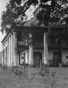 Plantation house, possibly the Belles Demoiselles, New Orleans, between 1920 and 1926. Creator: Arnold Genthe