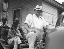 Plantation overseer, Mississippi Delta, near Clarksdale, Mississippi, 1936. Creator: Dorothea Lange