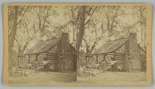 Plantation Scene; Folks All Home, 1865-1874. Creator: J. N. Wilson