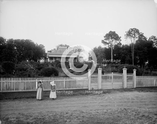 Planter's home on the Mississippi, between 1880 and 1897. Creator: William H. Jackson.