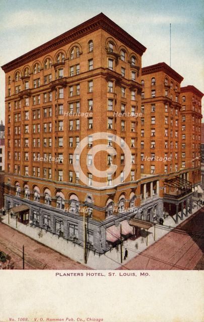 Planter's Hotel, St Louis, Missouri, USA, 1910. Artist: Unknown