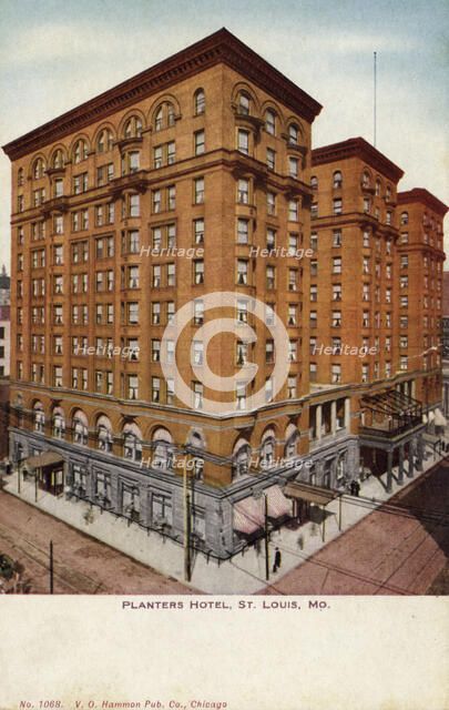 Planter's Hotel, St Louis, Missouri, USA, 1910. Artist: Unknown