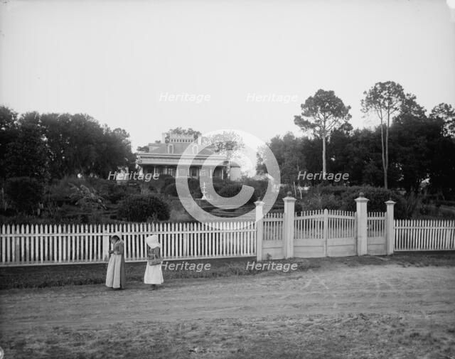 Planter's home on the Mississippi, between 1880 and 1897. Creator: William H. Jackson.
