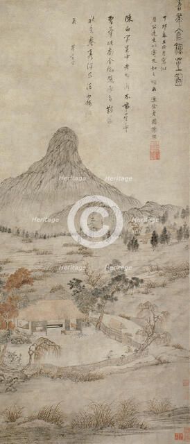 Planting Fragrant Fungus at the Tiaozhou'an, Ming dynasty (1368-1644), 1627 (?). Creator: Chen Guan.
