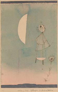 Plants in Moonlight, 1922. Creator: Paul Klee