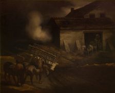 Plaster Works-Copy after Theodore Gericault’s Painting, between 1833-1835. Creator: Piotr Michalowski