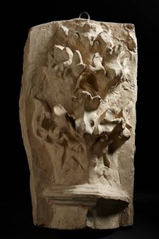 Plaster cast of a crocket. Creator: Unknown