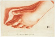 Plaster Cast of Left Hand, n.d. Creator: Onorio Marinari