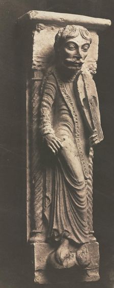 Plaster Cast of Romanesque Sculpture, c. 1854. Creator: Unidentified Photographer