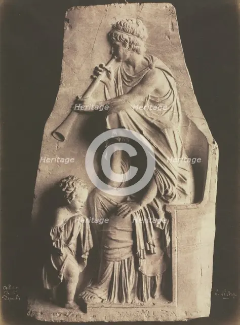 Plaster Cast from the Depaulis Collection, c. 1854-55. Creator: Henri Le Secq (French, 1818-1882).