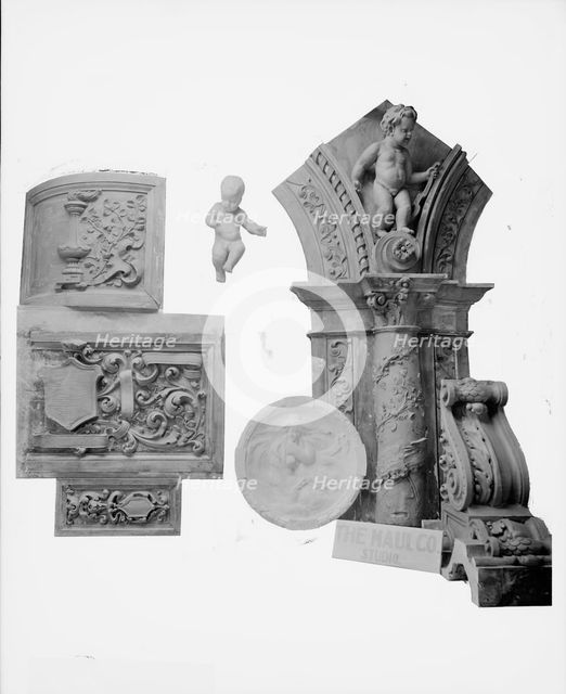 Plaster casts, Detroit, Mich., between 1905 and 1915. Creator: Unknown.