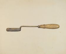 Plaster Iron, c. 1940. Creator: John Lang