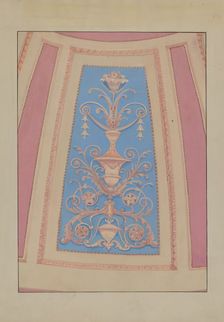 Plaster Ornament, c. 1936. Creator: Vera Van Voris