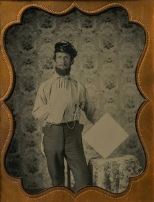 Plasterer in Oilskin Hat, 1850s-60s. Creator: Unknown