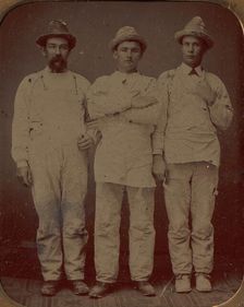 Plasterers and Painters, 1870s-80s. Creator: Unknown