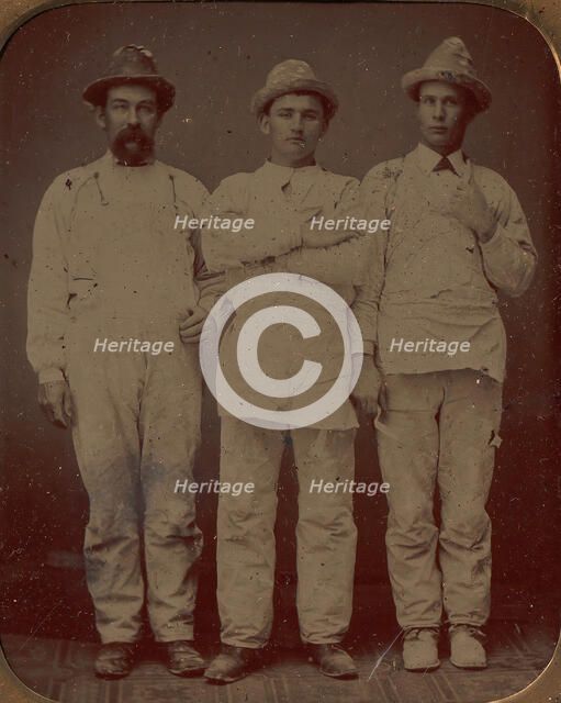 Plasterers and Painters, 1870s-80s. Creator: Unknown.