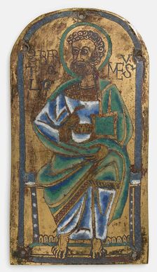 Plaque of St. Bartholomew, Lower Rhenish or Saxon, mid-12th century. Creator: Unknown
