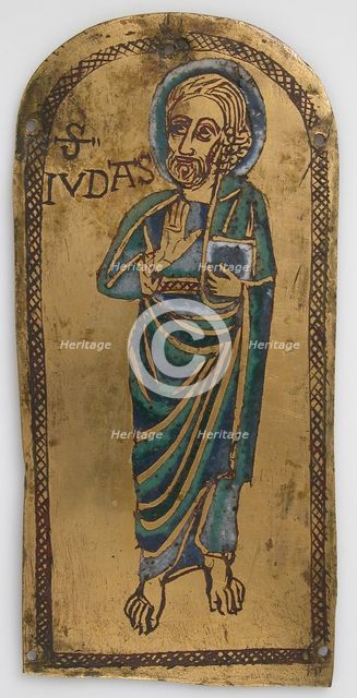 Plaque of St. Jude, German, 12th century. Creator: Unknown.